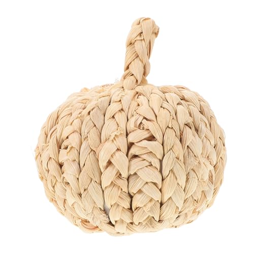 Cabilock Handgefertigte Kleine Kürbisdekoration aus Stroh Atmungsaktives Langlebiges Herbstornament für Wohnzimmer Halloween und Thanksgiving Rustikaler Tischschmuck für Festliche Cabilock Handgefertigte Kleine Kürbisdekoration aus Stroh Atmungsaktives Langlebiges Herbstornament für Wohnzimmer Halloween und Thanksgiving Rustikaler Tischschmuck für Festliche von Cabilock