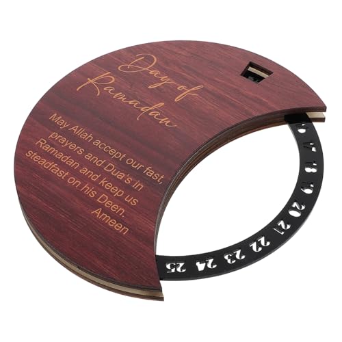 Cabilock Handgefertigter Ramadan Countdown Kalender Drehbares Acrylrad für Eid Mubarak Dekoration Holz Ornament für Festliche Feierlichkeiten und Bürodekoration Cabilock Handgefertigter Ramadan Countdown Kalender Drehbares Acrylrad für Eid Mubarak Dekoration Holz Ornament für Festliche Feierlichkeiten und Bürodekoration von Cabilock