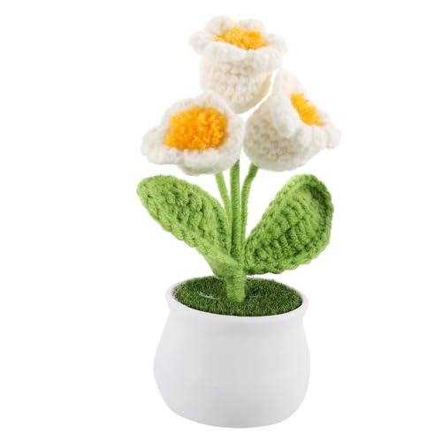 Cabilock Handgehäkelte Künstliche Glockenblumen Deko Handgefertigte Tisch Pflanze aus Wollgarn Einzigartige Häkelblumen für Büro Zuhause und Auto Dekoration Cabilock Handgehäkelte Künstliche Glockenblumen Deko Handgefertigte Tisch Pflanze aus Wollgarn Einzigartige Häkelblumen für Büro Zuhause und Auto Dekoration von Cabilock