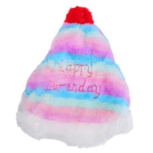 Cabilock Happy Birthday-Kuchenhut: Lustiger Partyhut aus Plüsch mit doppelseitigem Design für Männer, Frauen und Erwachsene – Kopfbedeckung mit Kuchenmotiv als Zubehör für Geburtstagsfeiern Cabilock Happy Birthday-Kuchenhut: Lustiger Partyhut aus Plüsch mit doppelseitigem Design für Männer, Frauen und Erwachsene – Kopfbedeckung mit Kuchenmotiv als Zubehör für Geburtstagsfeiern von Cabilock
