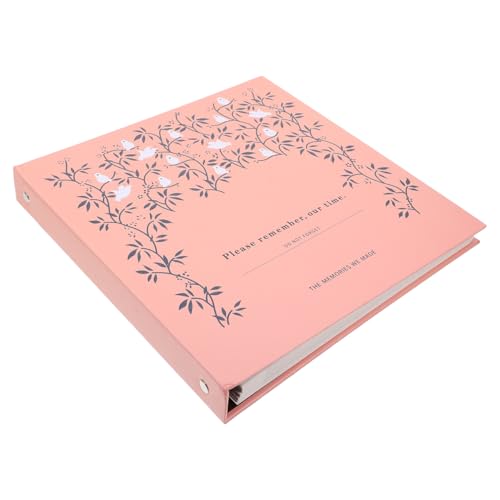 Cabilock Herbarium Sammlung Gepresstes Album Dekoratives Probenalbum Getrocknetes Notizbuch DIY Presse Blumen Gepresstes Buch Lagerung Dekoratives Buch Pflanzenpapier Rosa von Cabilock