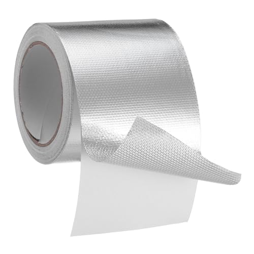 Cabilock Hitzebeständiges Aluminium Klebeband mit Glasfasergewebe Selbstklebend Feuerfest Wärme und Schalldämmend Vielseitig für Rohrdämmung Auspuffreparatur und Abdichtung Cabilock Hitzebeständiges Aluminium Klebeband mit Glasfasergewebe Selbstklebend Feuerfest Wärme und Schalldämmend Vielseitig für Rohrdämmung Auspuffreparatur und Abdichtung von Cabilock