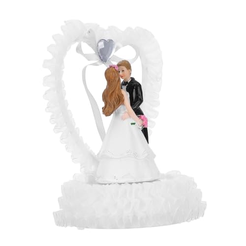 Cabilock Hochzeitsfigur Brautpaar Statue aus Resin Kompakter Cake Topper für Hochzeiten Verlobungen Jubiläen Dekoration für Torten und Feiern Cabilock Hochzeitsfigur Brautpaar Statue aus Resin Kompakter Cake Topper für Hochzeiten Verlobungen Jubiläen Dekoration für Torten und Feiern von Cabilock