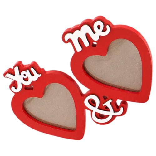 Cabilock Holz Bilderrahmen Doppel-herz Design Romantischer Fotohalter Für Tischdekoration Für Valentinstag Und Hochzeiten Einzigartige Holz-dekoration Für Zuhause Cabilock Holz Bilderrahmen Doppel-herz Design Romantischer Fotohalter Für Tischdekoration Für Valentinstag Und Hochzeiten Einzigartige Holz-dekoration Für Zuhause von Cabilock