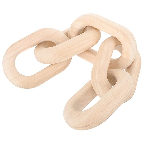 Cabilock Holz Fünf-Kette Wohnkultur Rustikalen Knoten Kunst Wohnzimmer Schlafzimmer Ornament Zimmer von Cabilock