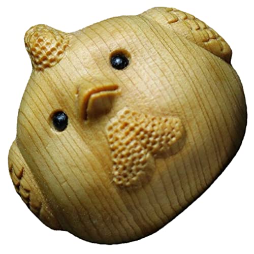 Cabilock Holz Geschnitztes Küken Ornament Tischdekoration aus Zirbelkiefer Kreatives für Zuhause und Büro Einzigartige Handgefertigte Holzfigur Delikates Design für Stilvolle Cabilock Holz Geschnitztes Küken Ornament Tischdekoration aus Zirbelkiefer Kreatives für Zuhause und Büro Einzigartige Handgefertigte Holzfigur Delikates Design für Stilvolle von Cabilock