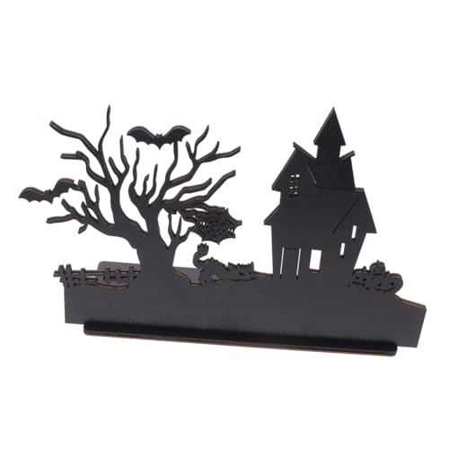 Cabilock Holz Tischdekoration für Halloween Gruselige Mittelstücke für Partys Wiederverwendbare Holzdekorationen mit Feinen Details und Leicht für Tischdekoration und Festlichkeiten Cabilock Holz Tischdekoration für Halloween Gruselige Mittelstücke für Partys Wiederverwendbare Holzdekorationen mit Feinen Details und Leicht für Tischdekoration und Festlichkeiten von Cabilock