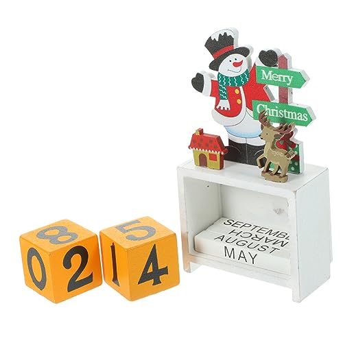 Cabilock Holz Weihnachtskalender Dekorativer Tischkalender Aus Holz Kreatives Weihnachtsgeschenk Für Desktop Dekoration Für Bücherregale Und Fensterbänke Cabilock Holz Weihnachtskalender Dekorativer Tischkalender Aus Holz Kreatives Weihnachtsgeschenk Für Desktop Dekoration Für Bücherregale Und Fensterbänke von Cabilock