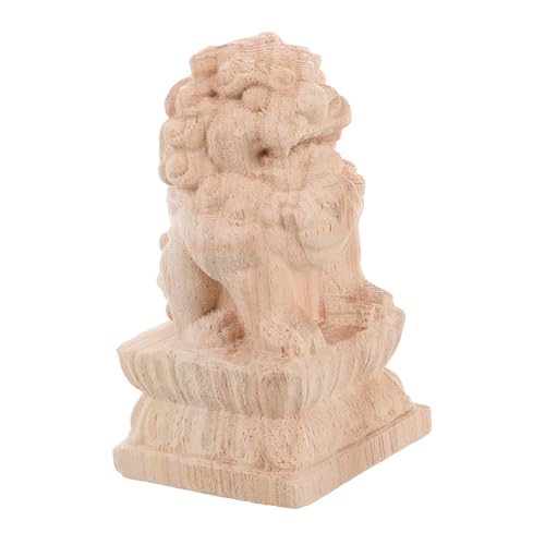 Cabilock Holzgeschnitzter Chinesischer Löwenanhänger Handlauf Holzlöwe Skulptur Traditionell Lebenslang Haltbar Vielseitig für Auto Tisch und Garten Cabilock Holzgeschnitzter Chinesischer Löwenanhänger Handlauf Holzlöwe Skulptur Traditionell Lebenslang Haltbar Vielseitig für Auto Tisch und Garten von Cabilock