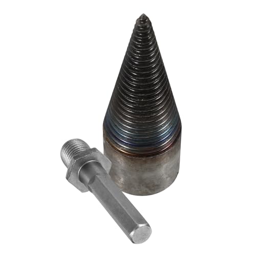 Cabilock Holzhacker Holzspaltbohrer Zapfen Splitterbohrer Kegeltreiber Protokoll Bohrer für Brennholz Brennholzbohrer Brennholzspalter Stahl mit hohem Kohlenstoffgehalt Cabilock Holzhacker Holzspaltbohrer Zapfen Splitterbohrer Kegeltreiber Protokoll Bohrer für Brennholz Brennholzbohrer Brennholzspalter Stahl mit hohem Kohlenstoffgehalt von Cabilock