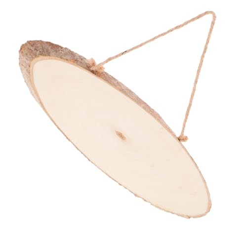 Cabilock Holzschmuck Für Das Kunsthandwerk Dekoration Unvollendete Holzausschnitte Holzspan Holzschild Selber Machen Hängendes Holzbrett Leere Chips Diy Holztafel Rohlinge Basteln von Cabilock
