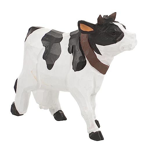 Cabilock Handgefertigte Holzfigur Einer Kuh Dekorative Tischfigur Aus Bauernhof Tier Ornament Handwerkskunst Für Wohn Und Büroschreibtisch Rustikale Deko Für Landhausstil Cabilock Handgefertigte Holzfigur Einer Kuh Dekorative Tischfigur Aus Bauernhof Tier Ornament Handwerkskunst Für Wohn Und Büroschreibtisch Rustikale Deko Für Landhausstil von Cabilock