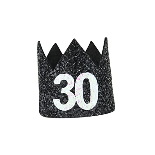 Cabilock 30 Geburtstag Krone Hut Für Erwachsene Glitzer Zahl Partyhut Lustige Party Dekorationen Cabilock 30 Geburtstag Krone Hut Für Erwachsene Glitzer Zahl Partyhut Lustige Party Dekorationen von Cabilock