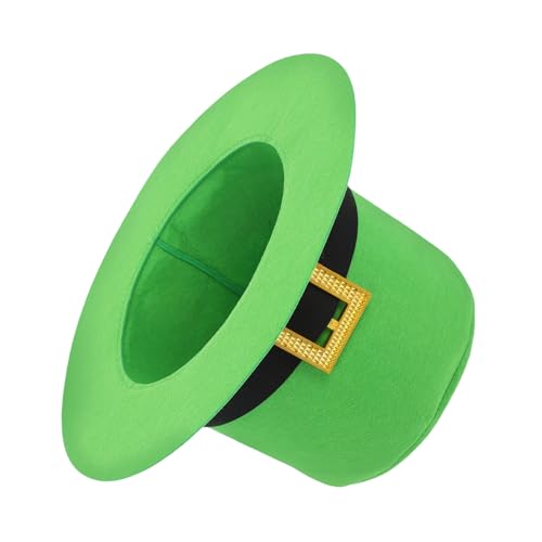 Cabilock Irischer Filzhut mit Grüner Schnalle Faltbarer Wollhut für Patricks Day Kostüm Partyhut für Erwachsene Bequemes und Tragbares Accessoire für Fasching und Mottoparty Cabilock Irischer Filzhut mit Grüner Schnalle Faltbarer Wollhut für Patricks Day Kostüm Partyhut für Erwachsene Bequemes und Tragbares Accessoire für Fasching und Mottoparty von Cabilock