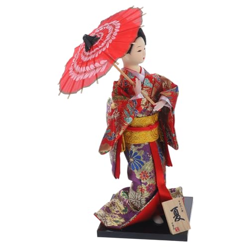 Cabilock Japanische Kimonos Puppe Dekoration aus Traditionelles für Coffeeshop Vivid Detail Retro Kimonos Puppe Handarbeit von Cabilock