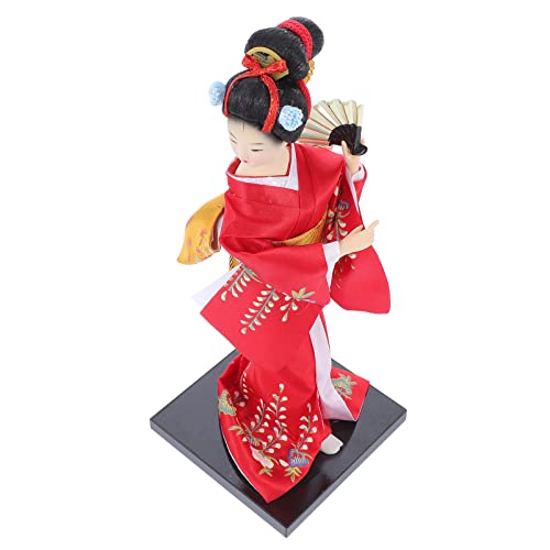 Cabilock Japanische Puppe 12 Zoll Kimono Geisha Figur Desktop- Japanische Dekorstatue Asiatische Kabuki-Figur Für Home-Office-Dekorationen In Roter Kleidung Cabilock Japanische Puppe 12 Zoll Kimono Geisha Figur Desktop- Japanische Dekorstatue Asiatische Kabuki-Figur Für Home-Office-Dekorationen In Roter Kleidung von Cabilock