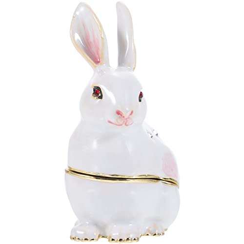 Cabilock Kasten Schmuckkästchen Emaille Schmuckdose Kaninchen Schmuckschatulle Schmuckschatullen Mit Juwelen Ohrring Schale Box Für Verlobungsringe Schmuck Vitrine Legierung Skulptur Hase Cabilock Kasten Schmuckkästchen Emaille Schmuckdose Kaninchen Schmuckschatulle Schmuckschatullen Mit Juwelen Ohrring Schale Box Für Verlobungsringe Schmuck Vitrine Legierung Skulptur Hase von Cabilock