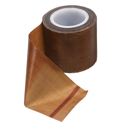 Cabilock Klebeband Wärmeübertragungsband Beständiges Wärmeband Hochtemperaturband Ptfe Bänder Hochtemperaturband Hellbraune Glasfaser von Cabilock