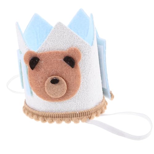 Cabilock Kopfbedeckung zum Kindergeburtstag birthday crown geburtstagskrone first birthday Geburtstagsfeier ausgestopft Kronen Kappe eins Geburtstagshut 1. Krone-Partyhüte Vlies Cabilock Kopfbedeckung zum Kindergeburtstag birthday crown geburtstagskrone first birthday Geburtstagsfeier ausgestopft Kronen Kappe eins Geburtstagshut 1. Krone-Partyhüte Vlies von Cabilock
