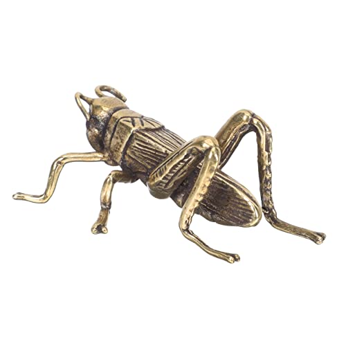 Cabilock Kreative Messingfigur Grille Tischdekoration Vintage Schreibtisch Ornament für Heimdekoration Einzigartiges Design für Büro und Zuhause Cabilock Kreative Messingfigur Grille Tischdekoration Vintage Schreibtisch Ornament für Heimdekoration Einzigartiges Design für Büro und Zuhause von Cabilock