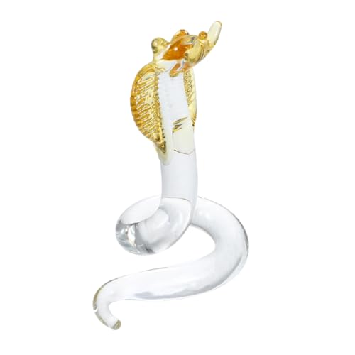 Cabilock Kristall Schlange Figurine Deko Tisch Skulptur mit Stabilem Sockel Klare Kristallähnliche Langlebig und Formbeständig für Regal Schreibtisch und Cabilock Kristall Schlange Figurine Deko Tisch Skulptur mit Stabilem Sockel Klare Kristallähnliche Langlebig und Formbeständig für Regal Schreibtisch und von Cabilock
