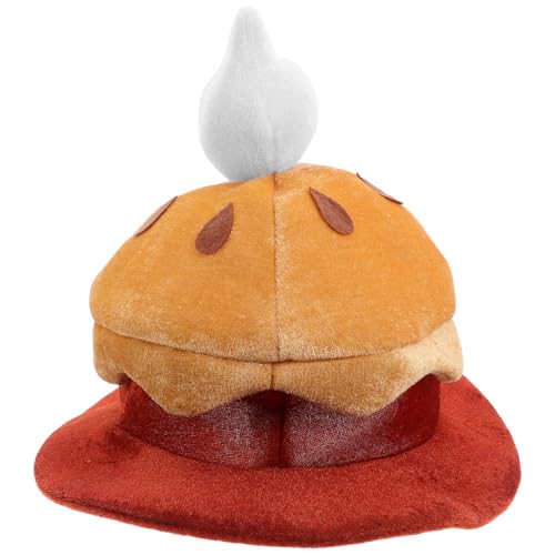 Cabilock Kürbiskuchen-Kostümhut für Erwachsene und Kinder, Thanksgiving-Kopfbedeckung, dekorative Plüsch-Lebensmittelkappe, Halloween, Cosplay-Zubehör für Anziehpartys Cabilock Kürbiskuchen-Kostümhut für Erwachsene und Kinder, Thanksgiving-Kopfbedeckung, dekorative Plüsch-Lebensmittelkappe, Halloween, Cosplay-Zubehör für Anziehpartys von Cabilock