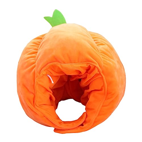 Cabilock Kuscheliger Kürbishut für Trendige Kopfbedeckung für Halloween Feiern Foto Bequem Farblos und Ungiftig Einfach Auszuziehen von Cabilock