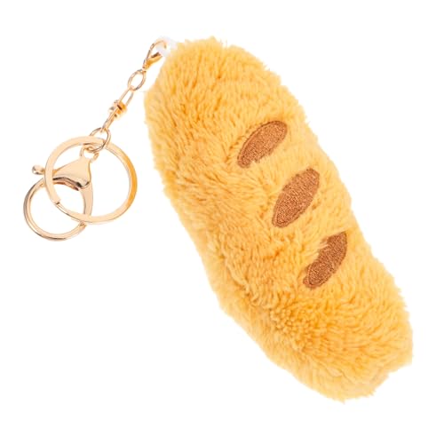 Cabilock Kuscheliger Plüsch Schlüsselanhänger Brot Weiches Leichtes Material Niedlicher Taschenanhänger Mädchen Auto Zubehör Stilvolles Detailreiches Design für Alltag und Cabilock Kuscheliger Plüsch Schlüsselanhänger Brot Weiches Leichtes Material Niedlicher Taschenanhänger Mädchen Auto Zubehör Stilvolles Detailreiches Design für Alltag und von Cabilock