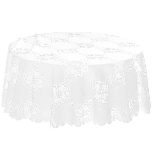 Cabilock Lace Tischdecke Für Runde Tische Vintage Spitze Tischdeko Abwaschbar Für Hochzeiten Bankette Und Rustikale Feiern ø Elegant Und Pflegeleicht Cabilock Lace Tischdecke Für Runde Tische Vintage Spitze Tischdeko Abwaschbar Für Hochzeiten Bankette Und Rustikale Feiern ø Elegant Und Pflegeleicht von Cabilock
