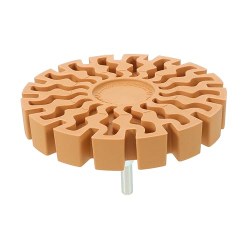 Cabilock Leimentfernungsfach Rad Gummis Aufkleberentferner für Autos Autoaufkleber-Entferner Entfernung von Aufklebern Klebstoffentferner für Autos Spezialgummi Light Brown von Cabilock