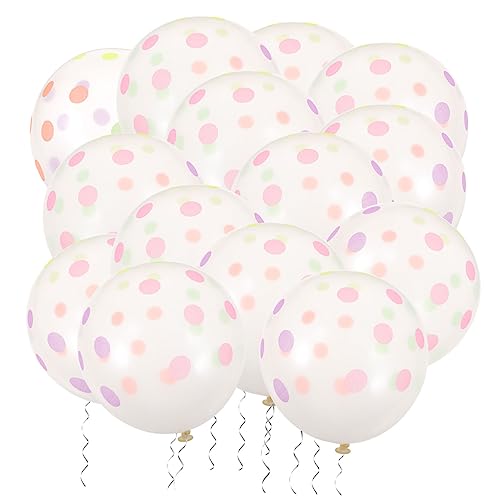 Cabilock Luminous Birthday Balloons mit Neonpunkten Leuchtende Luftballons für Hochzeiten Geburtstagsfeiern und Partys Latex Schwarz mit Transparente Punkte Cabilock Luminous Birthday Balloons mit Neonpunkten Leuchtende Luftballons für Hochzeiten Geburtstagsfeiern und Partys Latex Schwarz mit Transparente Punkte von Cabilock