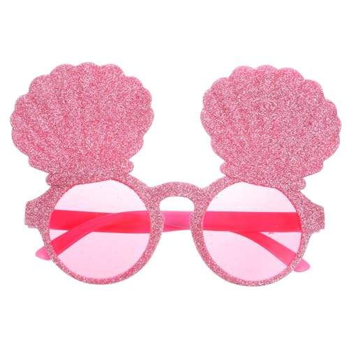 Cabilock Lustige Hawaii Party Sonnenbrille mit Glitzernden Design Originelle Fotorequisite für Strand und Kostümpartys Auffällige Hawaii Brille als Witziges Partyzubehör von Cabilock