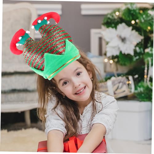 Cabilock Lustige Weihnachtsmütze mit Umgedrehten Elf Hosen Weicher Weihnachts Partyhut für Erwachsene Kreative Kostümdekoration für Weihnachten Karneval Themen und Cosplay Partys Cabilock Lustige Weihnachtsmütze mit Umgedrehten Elf Hosen Weicher Weihnachts Partyhut für Erwachsene Kreative Kostümdekoration für Weihnachten Karneval Themen und Cosplay Partys von Cabilock