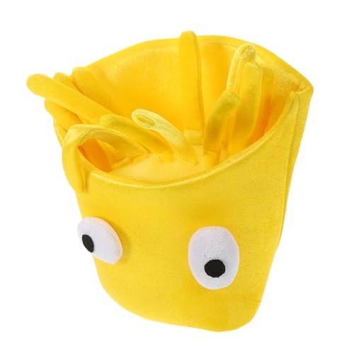 Cabilock Lustiger Französischer Pommes Frites Hut Verstellbares Party Accessoire für Erwachsene und Auffälliges Kostüm für Halloween Festival und Straßenfotografie Gelb Cabilock Lustiger Französischer Pommes Frites Hut Verstellbares Party Accessoire für Erwachsene und Auffälliges Kostüm für Halloween Festival und Straßenfotografie Gelb von Cabilock