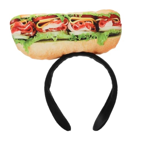 Cabilock Lustiges Sandwich Stirnband Party Zubehör Food Kopfschmuck Karneval Halloween Kostüm Haarschmuck Unisex Cabilock Lustiges Sandwich Stirnband Party Zubehör Food Kopfschmuck Karneval Halloween Kostüm Haarschmuck Unisex von Cabilock