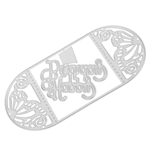 Cabilock Metall Stanzschablone für DIY Basteln Langlebige Schneidform für Scrapbooking Kartengestaltung Wiederverwendbar Einfach zu Bedienen Präzise Stanzform für Kreative Geschenkboxen Cabilock Metall Stanzschablone für DIY Basteln Langlebige Schneidform für Scrapbooking Kartengestaltung Wiederverwendbar Einfach zu Bedienen Präzise Stanzform für Kreative Geschenkboxen von Cabilock