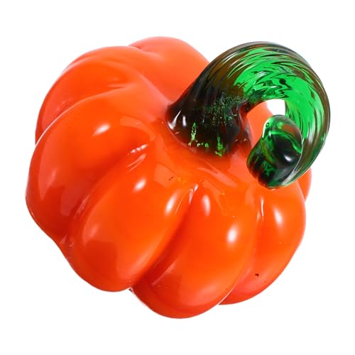 Cabilock Mini Kristallkürbis Handgefertigte Glaskürbis Figur für Tischdekoration Auto und Geschenkidee für Herbst Erntedankfest und Halloween Orange Cabilock Mini Kristallkürbis Handgefertigte Glaskürbis Figur für Tischdekoration Auto und Geschenkidee für Herbst Erntedankfest und Halloween Orange von Cabilock