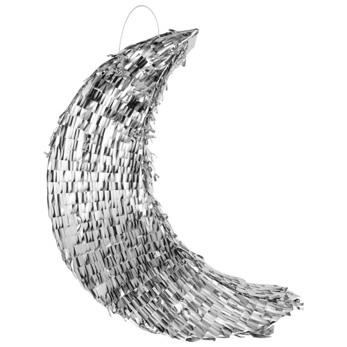 Cabilock Moon Pinata Große Silberne Pinata zur Dekoration für Partys Selbst Befüllbar mit Süßigkeiten und Geschenken für Geburtstagsfeiern und Feste Innen und Außen Cabilock Moon Pinata Große Silberne Pinata zur Dekoration für Partys Selbst Befüllbar mit Süßigkeiten und Geschenken für Geburtstagsfeiern und Feste Innen und Außen von Cabilock