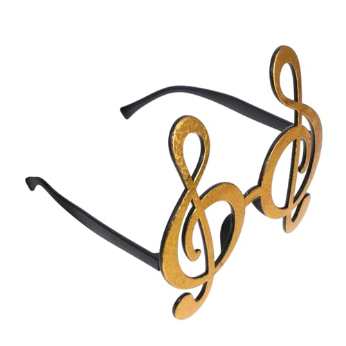 Cabilock Musiknoten Brille Lustige Foto Requisiten für Partys Dekorative Eyewear mit Notenform für Musikfeste und Unvergessliche Erinnerungen Cabilock Musiknoten Brille Lustige Foto Requisiten für Partys Dekorative Eyewear mit Notenform für Musikfeste und Unvergessliche Erinnerungen von Cabilock