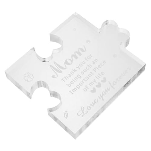 Cabilock Muttertagsgeschenk Puzzleteil Dekoration Kompakt Veredelt Desktop Schmuck Muttertagstischdeko für Mütter Liebevolle Gestaltung Cabilock Muttertagsgeschenk Puzzleteil Dekoration Kompakt Veredelt Desktop Schmuck Muttertagstischdeko für Mütter Liebevolle Gestaltung von Cabilock