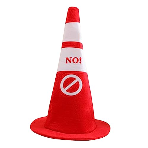Cabilock Novelty Traffic Cone Party Hat Plüsch Mütze Leicht und Bequem für Halloween Karneval Cosplay und Geburtstagsfeiern Erwachsene von Cabilock