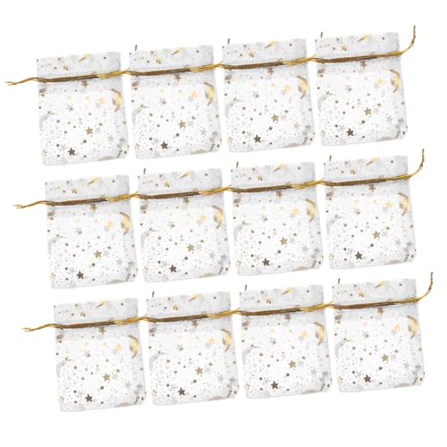 Cabilock Organzabeutel Durchsichtiger Kordelzug Schmuckbeutel 100 Stück Mond-design Geschenktüten Für Hochzeitsfeiern Cabilock Organzabeutel Durchsichtiger Kordelzug Schmuckbeutel 100 Stück Mond-design Geschenktüten Für Hochzeitsfeiern von Cabilock