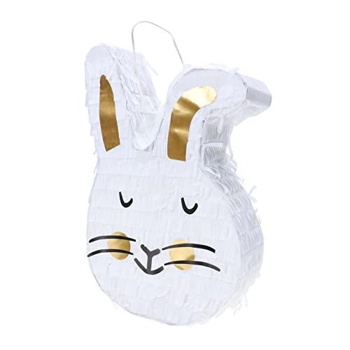 Cabilock Osterhase Pinata Anhänger aus Papier Detailreiche Süße Hasendeko Hängende Frühlingsdekoration für Osterparty Festliche Wohnraumverschönerung Weißer Kaninchenanhänger Cabilock Osterhase Pinata Anhänger aus Papier Detailreiche Süße Hasendeko Hängende Frühlingsdekoration für Osterparty Festliche Wohnraumverschönerung Weißer Kaninchenanhänger von Cabilock