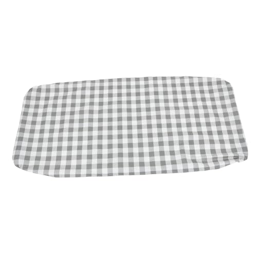 Cabilock Outdoor Tischdecke mit Elastischem Band Wasserdichtes Flanell Tischcover Weißem Karomuster für Gartenpartys und Schützt Ihren Tisch von Cabilock