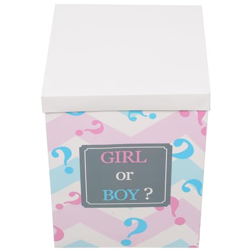 Cabilock Papier Luftballon Box für Geschlechtsenthüllung Junge oder Mädchen Shower Party Dekoration Einfach Zusammenzubauen für Unvergessliche Feiern Cabilock Papier Luftballon Box für Geschlechtsenthüllung Junge oder Mädchen Shower Party Dekoration Einfach Zusammenzubauen für Unvergessliche Feiern von Cabilock