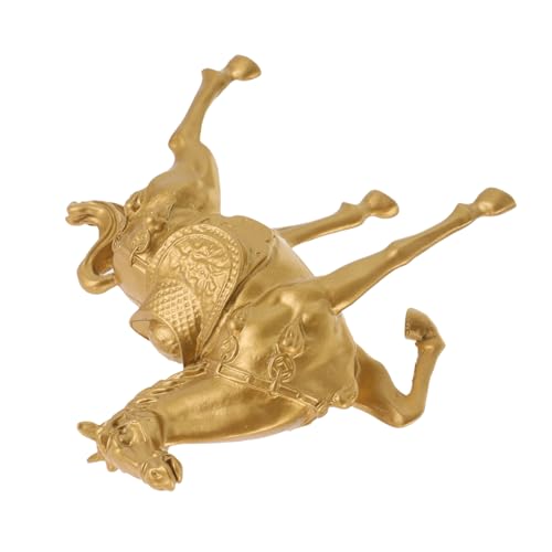 Cabilock Pferdestatue Aus Legierung Dekoratives Modell Einer Pferdesammlung Miniaturpferd Für Heimdekoration Kreative Pferdeornamente Tier-tischdekoration von Cabilock