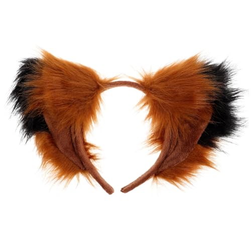 Cabilock Plüsch Fuchsohren Haarreif mit Stylischem Design Geeignet für Party Cosplay und Festliche Anlässe Vielseitiges Kopfaccessoire für Frauen und Mädchen von Cabilock