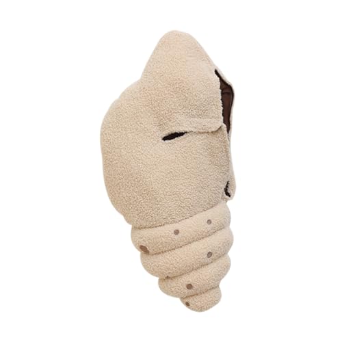 Cabilock Plüsch Muschel Hut Lustiger Kopfschmuck für Cosplay Halloween Partys Bequeme und Sichere Passform Vielseitig Einsetzbar Foto Requisiten für Kostüme Weicher Atmungsaktiver von Cabilock