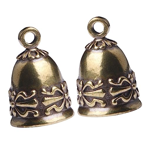 Cabilock Retro Glocke Schlüsselanhänger Messing Hängedekor Unikat Bastelaccessoire Für von Cabilock
