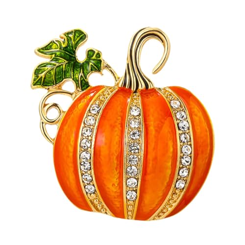 Cabilock Rhinestone Pumpkin Brooch mit Funkelnden Strasssteinen Leichter Komfortabler Halloween Anstecker für Damen Farbechter Emaille Pin Vielseitig für Kleidung Taschen und Hüte Cabilock Rhinestone Pumpkin Brooch mit Funkelnden Strasssteinen Leichter Komfortabler Halloween Anstecker für Damen Farbechter Emaille Pin Vielseitig für Kleidung Taschen und Hüte von Cabilock